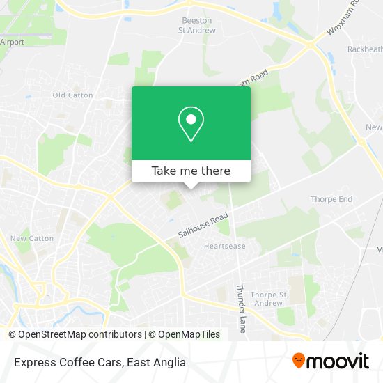 Express Coffee Cars map