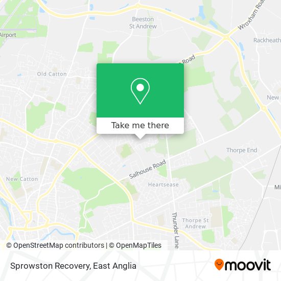 Sprowston Recovery map