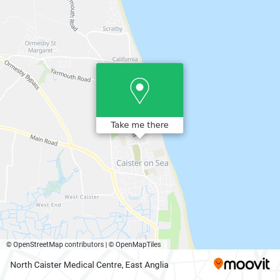 North Caister Medical Centre map