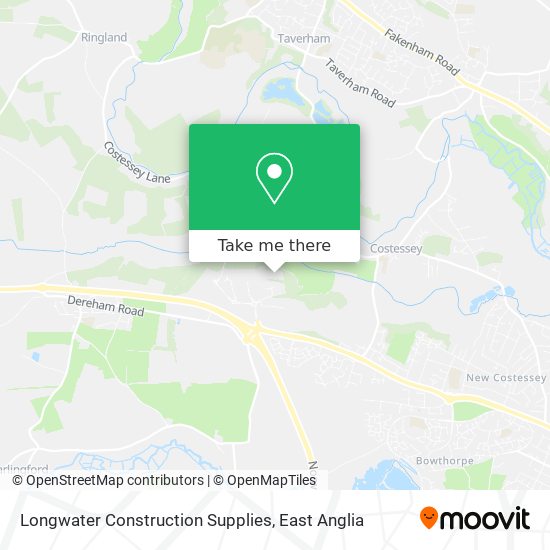 Longwater Construction Supplies map