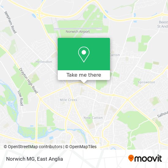 Norwich MG map