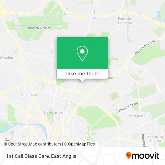 1st Call Glass Care map