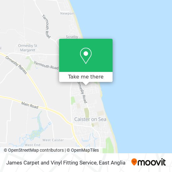 James Carpet and Vinyl Fitting Service map