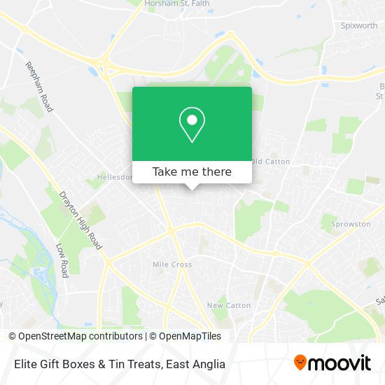 Elite Gift Boxes & Tin Treats map