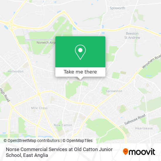 Norse Commercial Services at Old Catton Junior School map