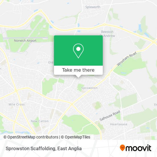 Sprowston Scaffolding map