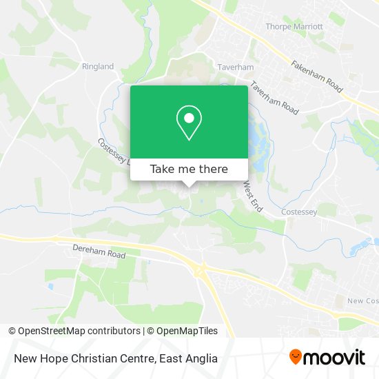 New Hope Christian Centre map