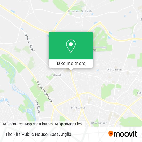 The Firs Public House map