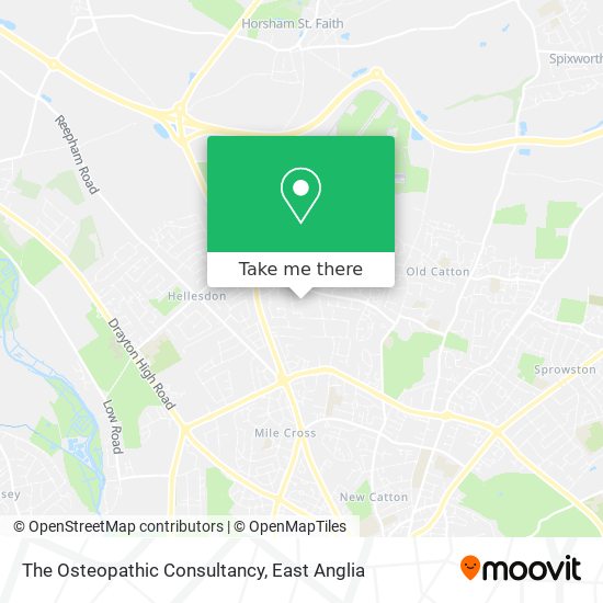 The Osteopathic Consultancy map