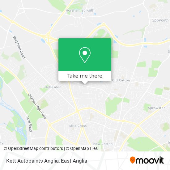 Kett Autopaints Anglia map
