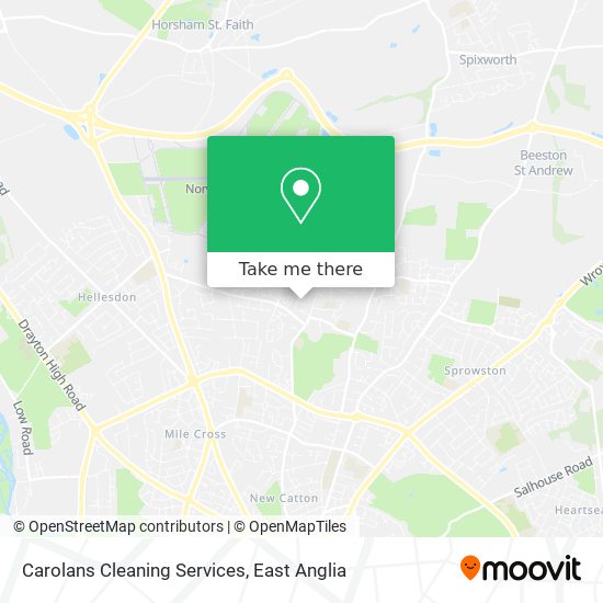 Carolans Cleaning Services map