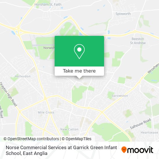 Norse Commercial Services at Garrick Green Infant School map