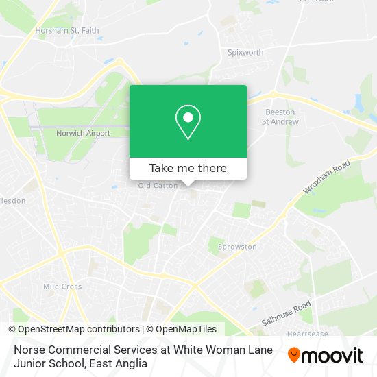 Norse Commercial Services at White Woman Lane Junior School map