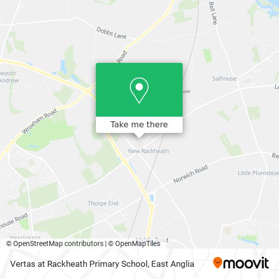 Vertas at Rackheath Primary School map