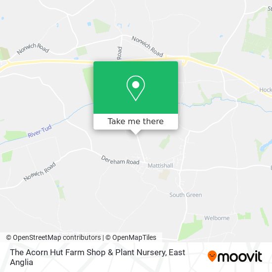 The Acorn Hut Farm Shop & Plant Nursery map