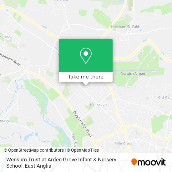 Wensum Trust at Arden Grove Infant & Nursery School map