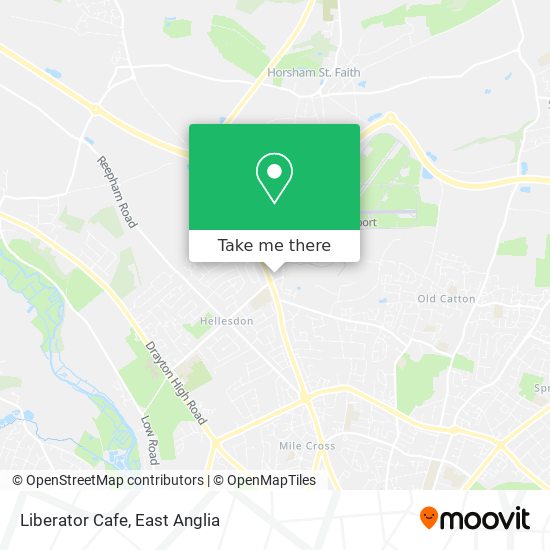Liberator Cafe map