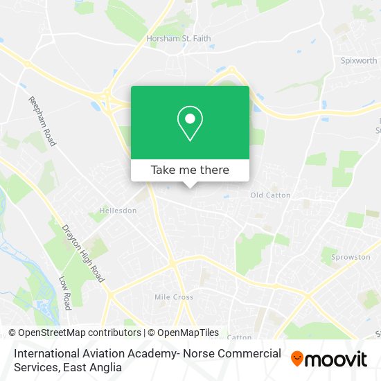 International Aviation Academy- Norse Commercial Services map