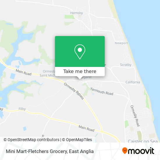 Mini Mart-Fletchers Grocery map