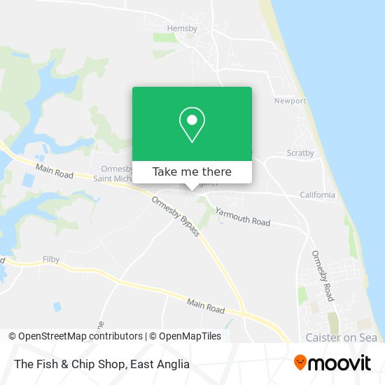 The Fish & Chip Shop map