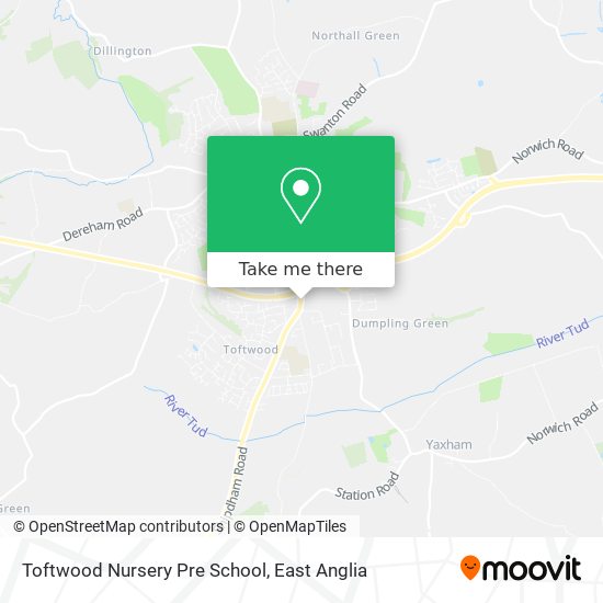 Toftwood Nursery Pre School map