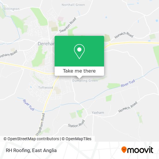 RH Roofing map