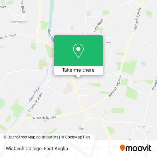 Wisbech College map