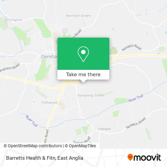 Barretts Health & Fitn map