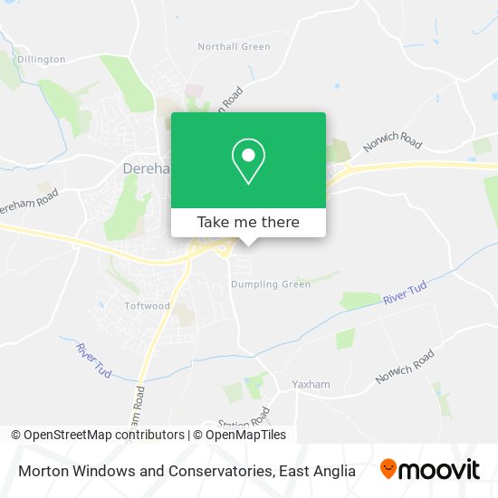 Morton Windows and Conservatories map