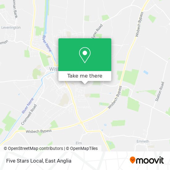 Five Stars Local map