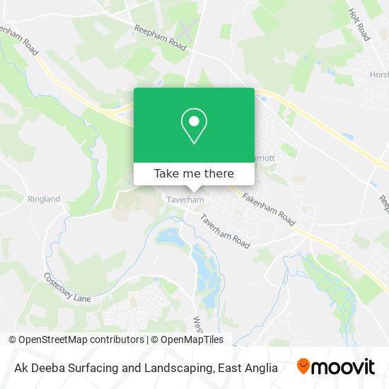 Ak Deeba Surfacing and Landscaping map