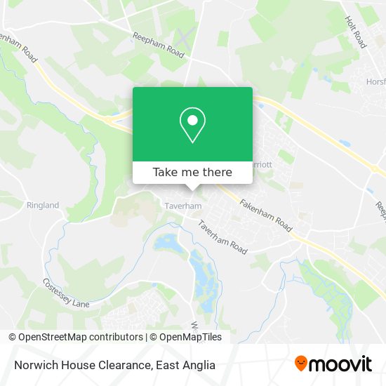 Norwich House Clearance map