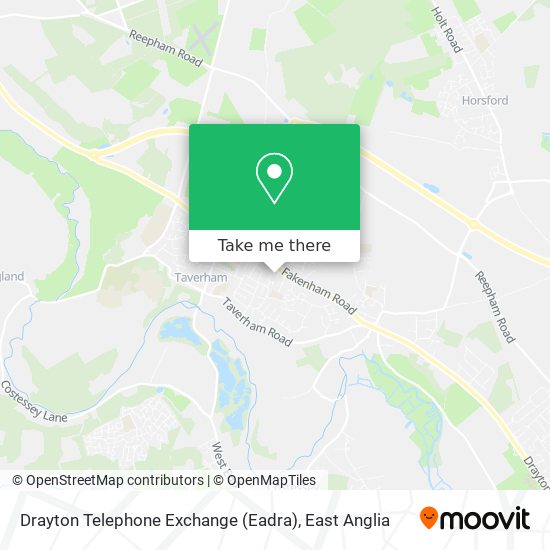 Drayton Telephone Exchange (Eadra) map
