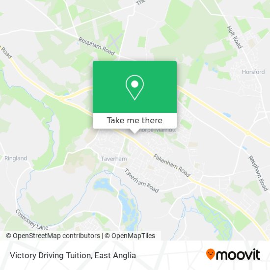 Victory Driving Tuition map