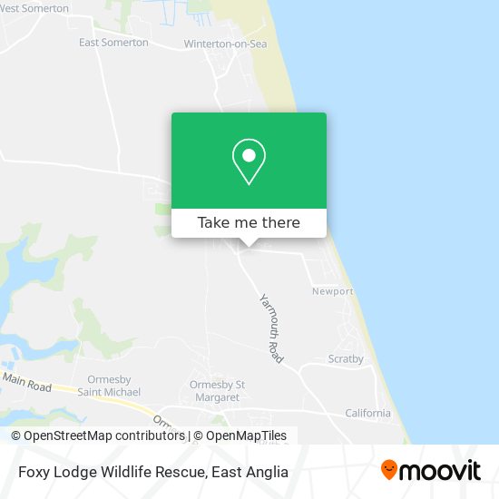 Foxy Lodge Wildlife Rescue map