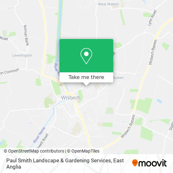 Paul Smith Landscape & Gardening Services map