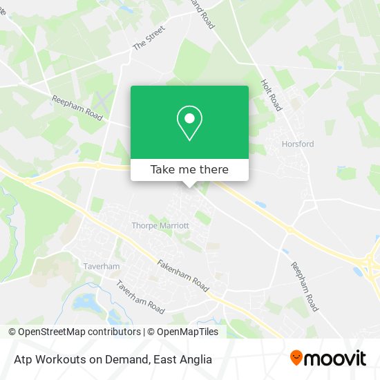 Atp Workouts on Demand map