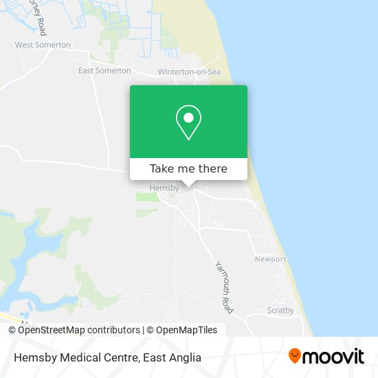 Hemsby Medical Centre map