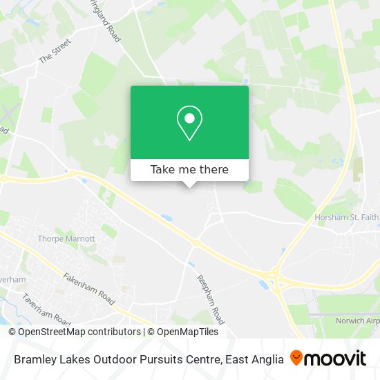 Bramley Lakes Outdoor Pursuits Centre map