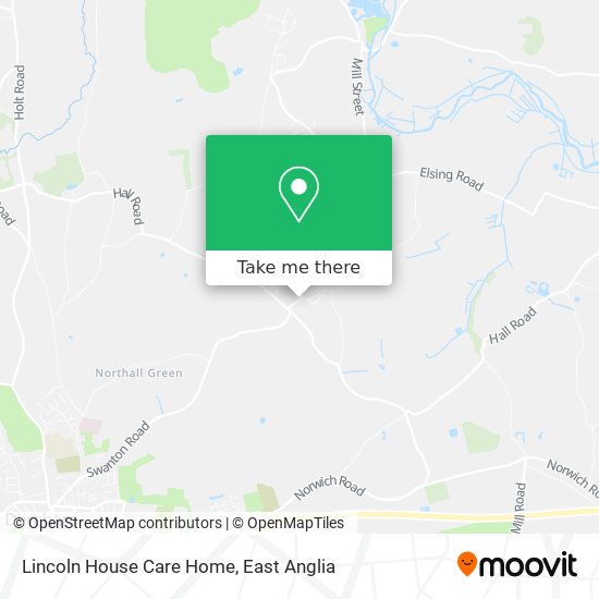 Lincoln House Care Home map