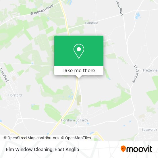 Elm Window Cleaning map