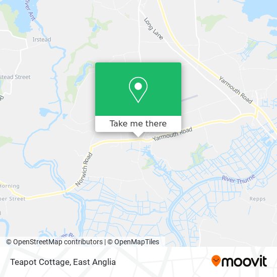 Teapot Cottage map