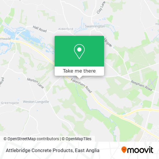 Attlebridge Concrete Products map