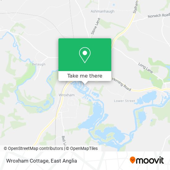 Wroxham Cottage map