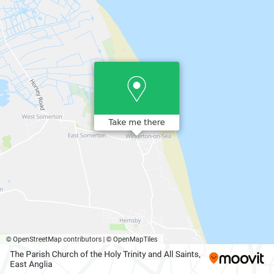 The Parish Church of the Holy Trinity and All Saints map