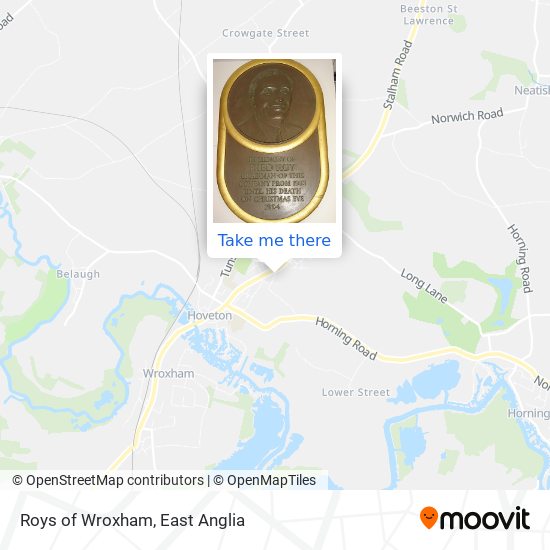 Roys of Wroxham map