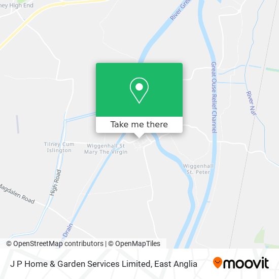 J P Home & Garden Services Limited map
