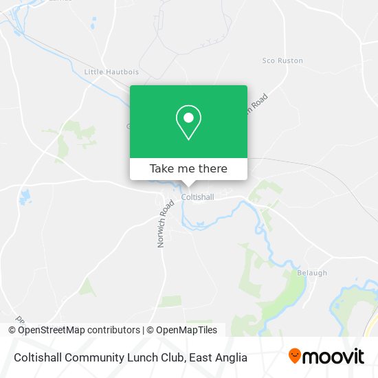 Coltishall Community Lunch Club map