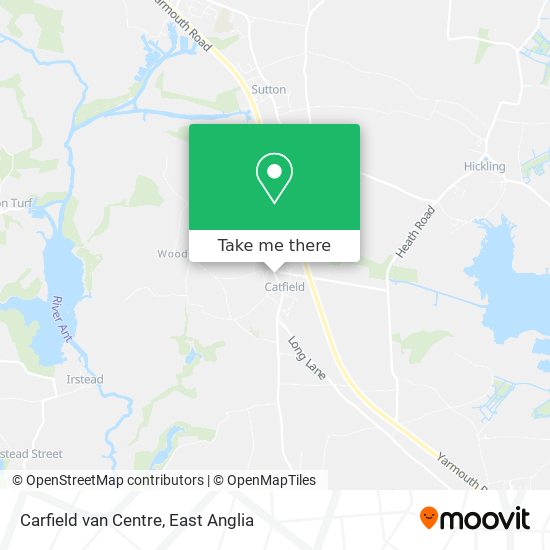 Carfield van Centre map