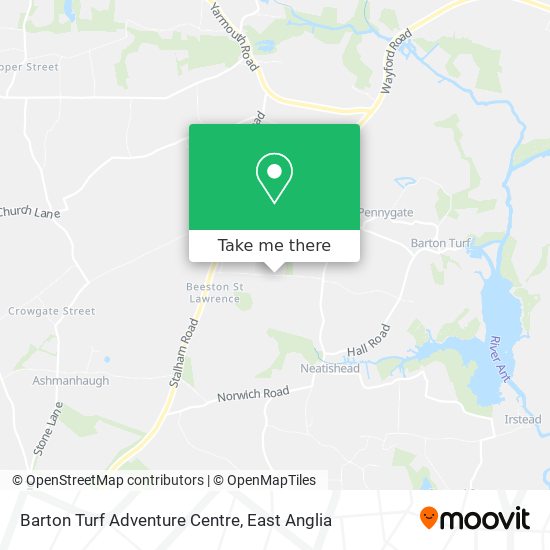 Barton Turf Adventure Centre map